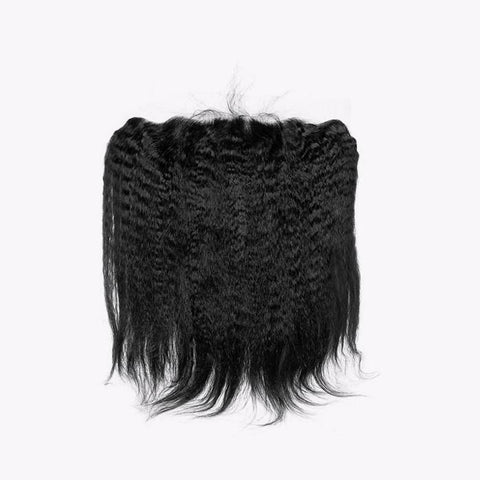 13x6 SWISS LACE Frontal: Kinky Straight