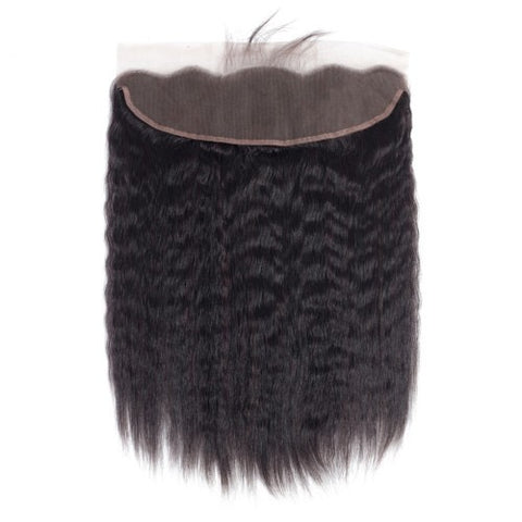 13x4  Transparent Lace Closure- Kinky Straight