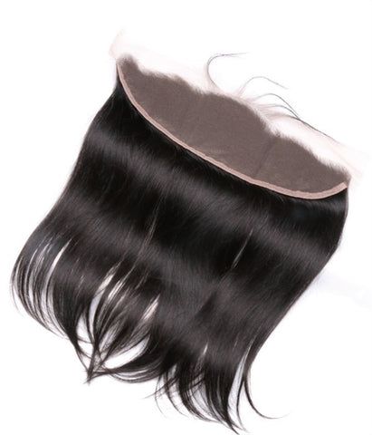 13x4  Transparent Lace Closure 100% Raw Human Hair- Straight