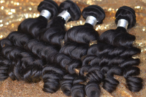 4x4 Bundle Kit: 3 Bundles + 1 Closure  *Pineapple Wave*