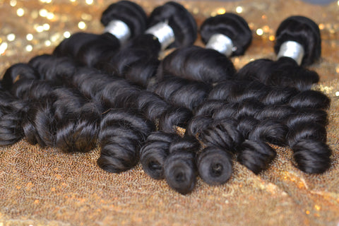 13x6 Bundle Kit: 4 Bundles +1 Closure *Pineapple Wave*